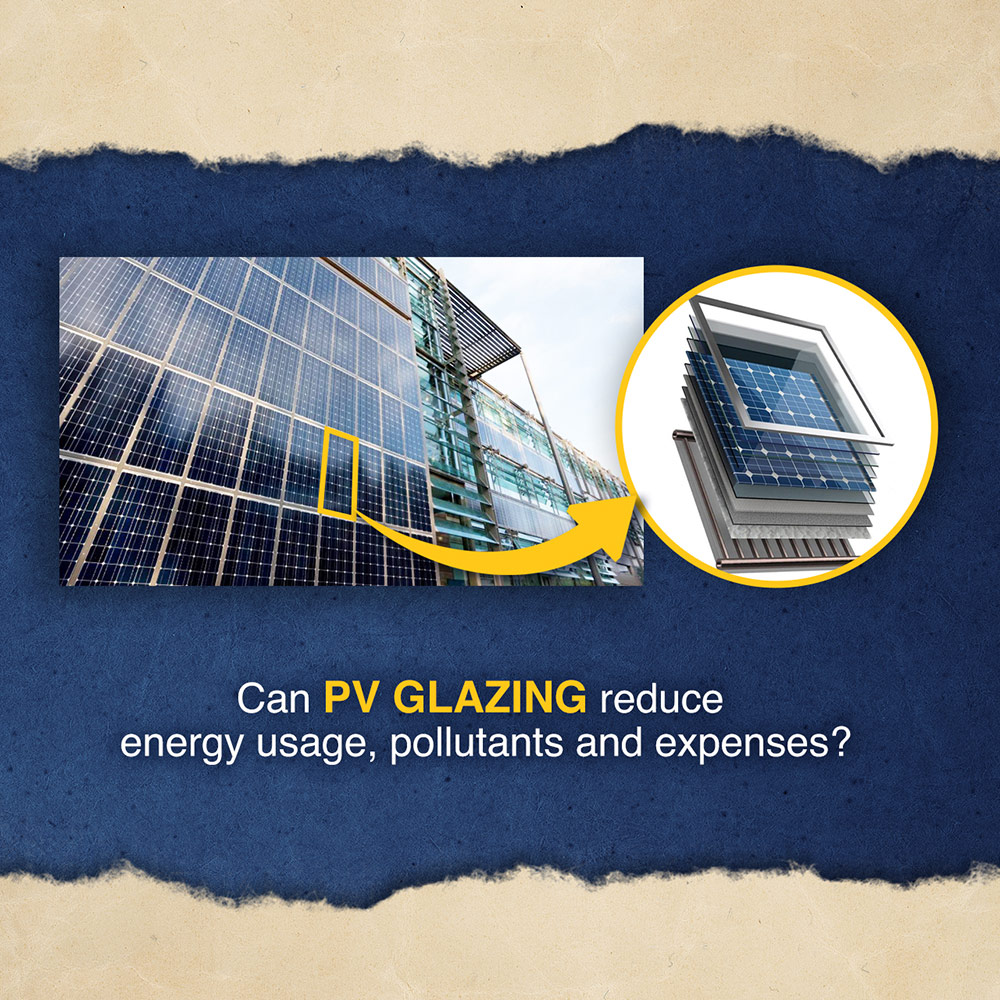 Photovoltaic glazing and sustainability in engineering