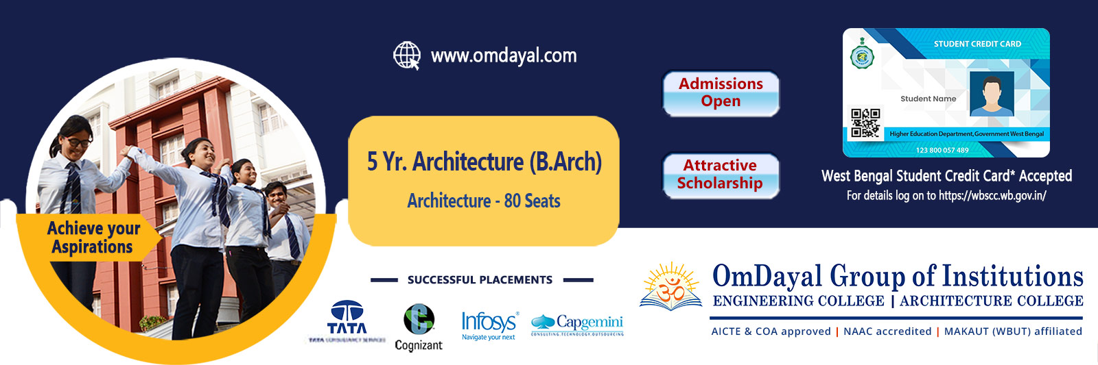 B.Arch Admissions open 2023-24
