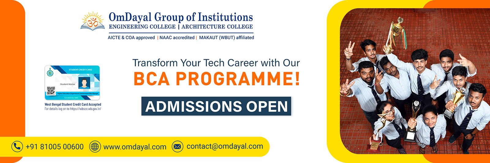 Admissions Open BCA
